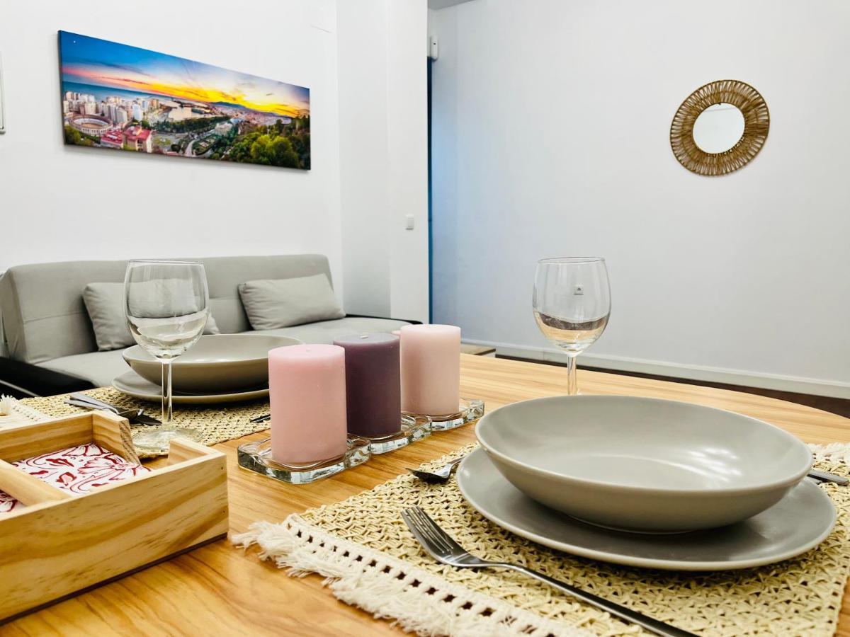 Marinac3 Precioso Apartamento Con Patio En El Centro Historico De مالقة المظهر الخارجي الصورة